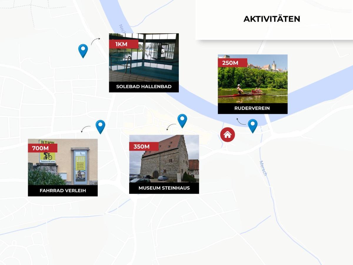 Wohnung In Top-Lage - Direkt Am Bahnhof บัดวิมพ์เฟิน ภายนอก รูปภาพ